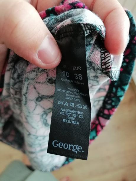 Farebné šaty, george,38