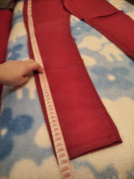 Koženkové nohavice veľkosť s, fishbone,s