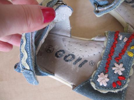 Dievčenské sandálky, goll, 21, 21