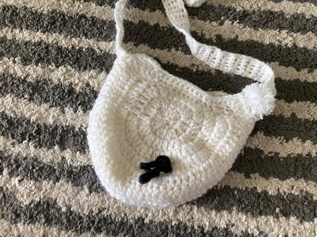 Mačičková pletená kabelka, 