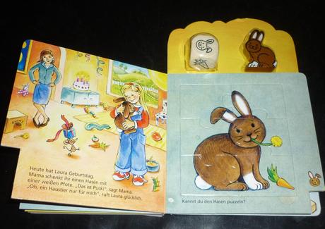 Zvieratko pre lauru - 3v1 -leporelo puzzle hra, 