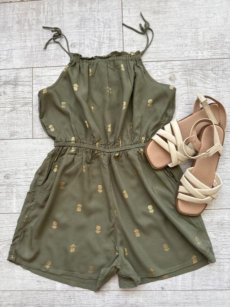 H&m letný overal +sandále zdarma, h&m,146