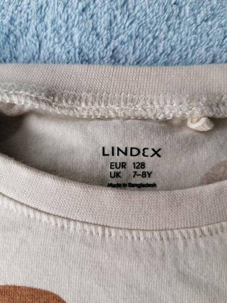 Tričko srdiečka a pandy, lindex,128