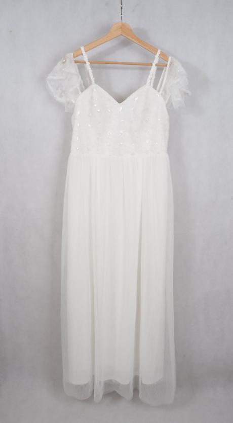 Kvalitné biele šaty shein, 44