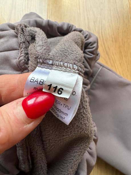 Softshelove nohavice babs 116, 116