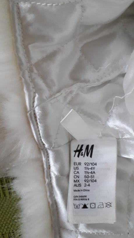 Ciapka kozusinova zn.h&m vel.92/104, h&m,92