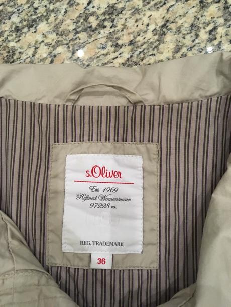 Prechodný kabátik, s.oliver,36