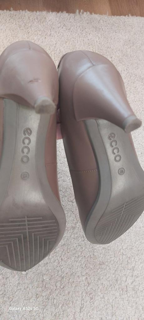 Kožené lodičky ecco 39 (vd 25.3cm), ecco,39