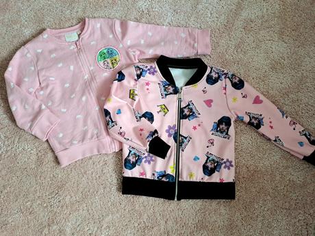 2ks dievčenské mikiny, 104