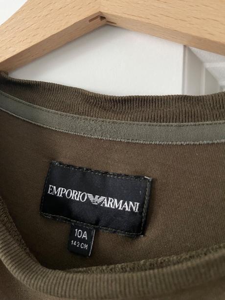 Armani junior chlapčenské tricko s dlhým rukávom, armani,146