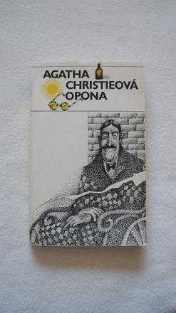 Kniha opona od agatha christie,