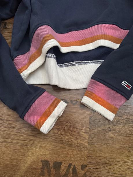 Cropnutá mikina tommy jeans, tommy hilfiger,xs
