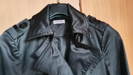 Čierny trenčkot orsay 36 alebo s, orsay,36