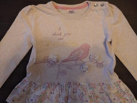 Tunika s vtáčikom 12-18m, f&f,86