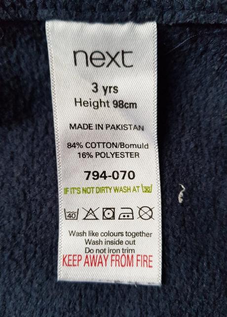 Mikinový kabátik next, next,98