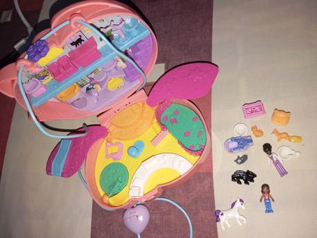 Polly pocket mačka mini domček, 