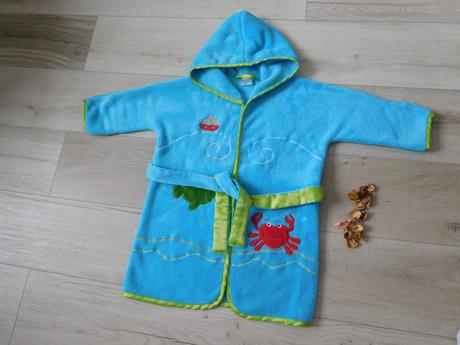 Župan pre diťatko 104/110 huňatý makký,, 104