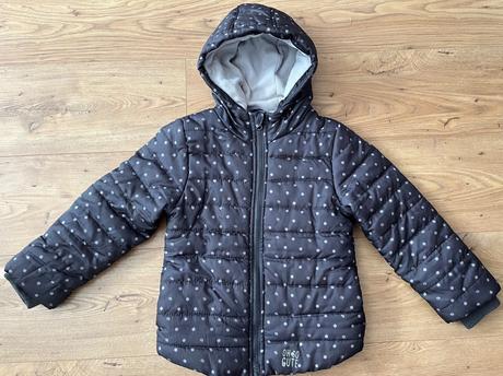 Zimna bunda 116 - super stav, lupilu,116