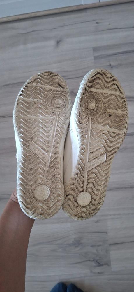 Detské biele tenisky na suchý zips, decathlon,37