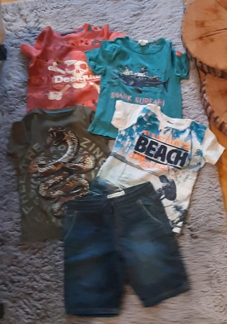 Mix 122/128 tričká 3+1, 122–134