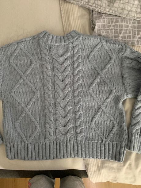 Hruby pulover, h&m,m