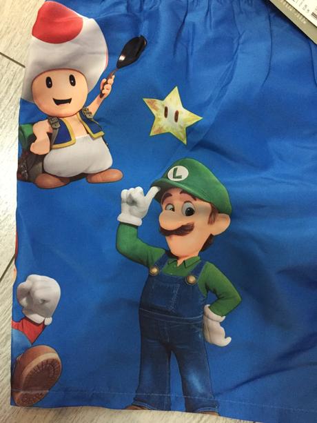 Chlapčenske plavky super mario bros 6-8 rokov, h&m,122