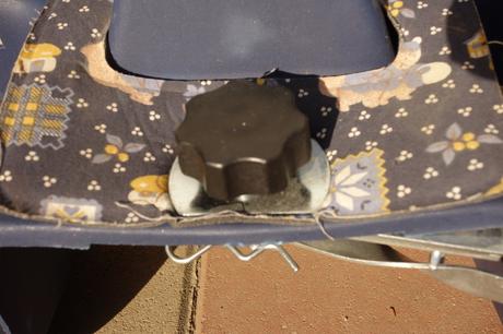 Cyklosedačka zadná,