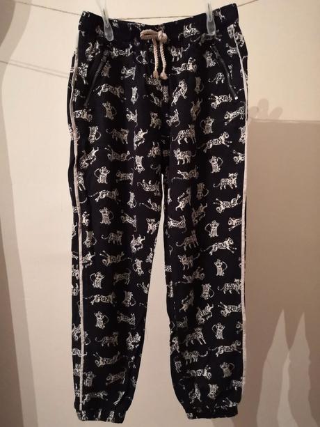 Letné nohavice s leopardom, h&m,122