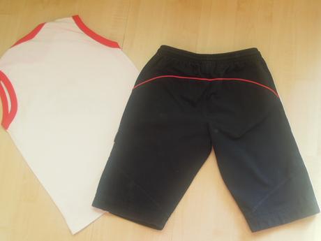 2 x triko a kraťasy adidas /128/, 122–134