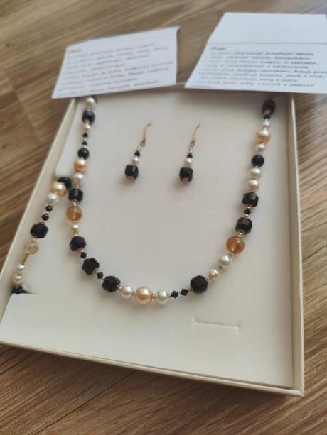 Set achát citrín ónyx,