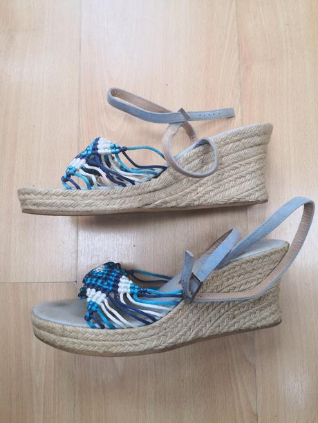 Krásne na platforme sandálky, marks & spencer,40