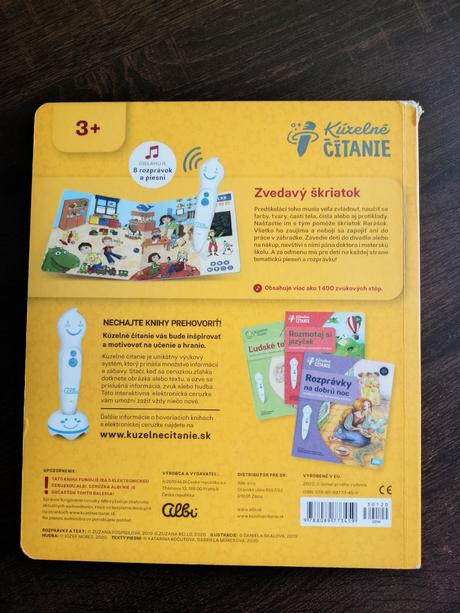 Albi kúzelné čítanie rozprávkové učenie, 