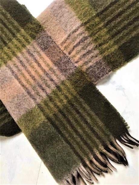 Teplý unisex šál, l