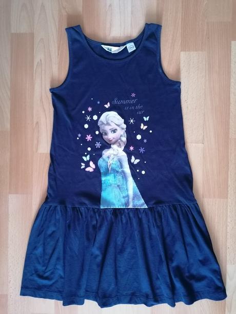 Šaty frozen hm (8-10.rok.), h&m,134
