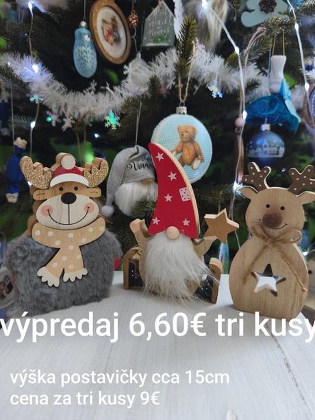 Dekorácie spolu tri kusy, 