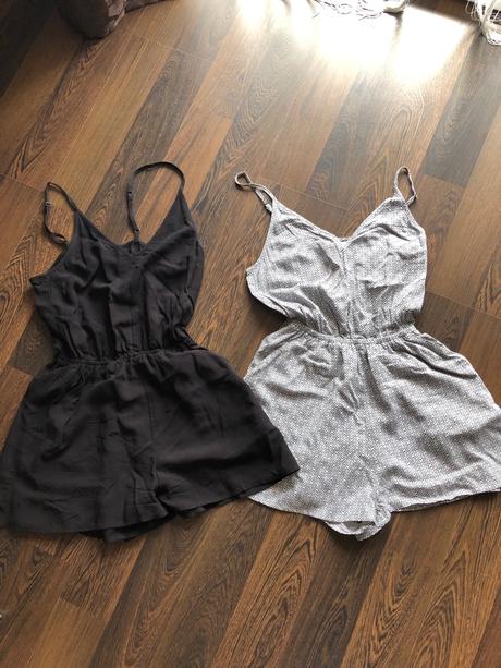 Overal šortky, h&m,32