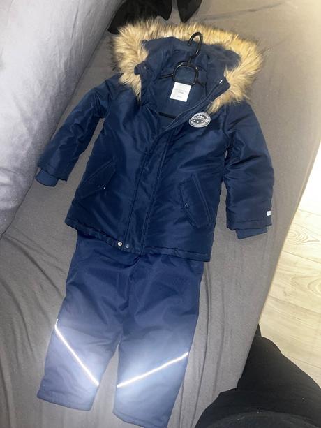 Detská zimná bunda, fox & bunny,98