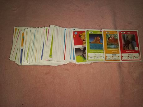 Nalepky disney , kartičky tesco,