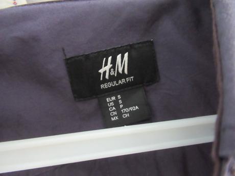 Modrá košeľa s, h&m,170