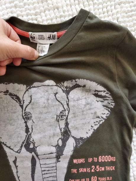 Tričko 122/128  - darujem k objednávke, h&m,128