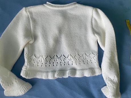 Bolerko biele pletené, 122