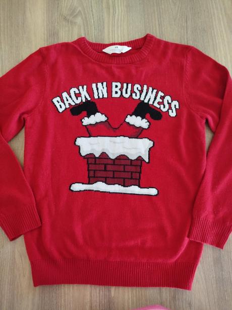 Sveter vianocny, h&m,134