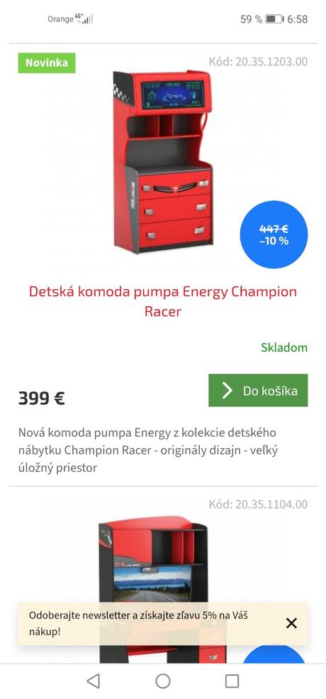 Nábytok do detskej izby, 