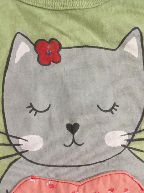 Tričko s mačičkou, benetton,68