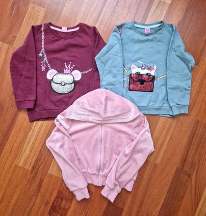 Dievčenské mikiny, h&m,122