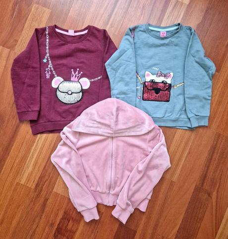 Dievčenské mikiny, h&m,122