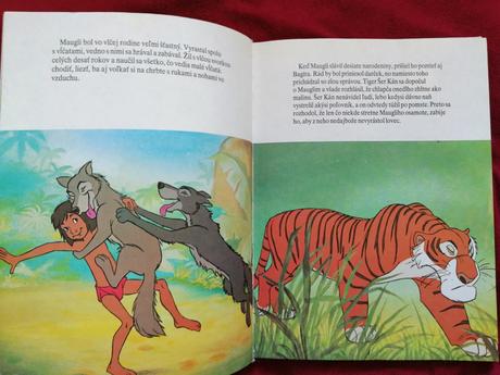 Walt disney kniha džungle, 