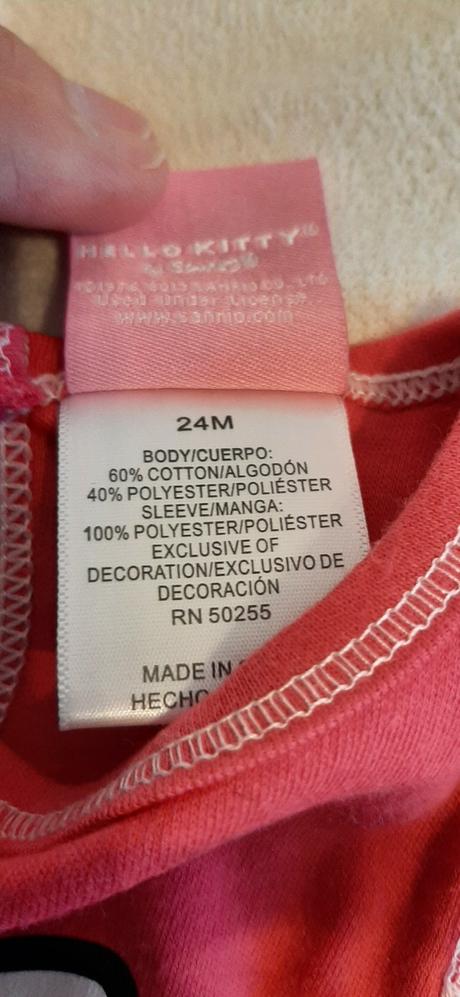 Dievcenske tricko hello kitty, 92