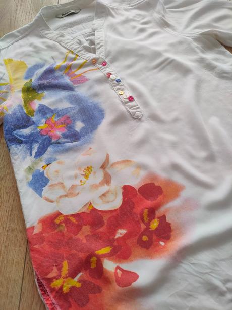 Ľahká bavlnená blúzka desigual, veľ. s, desigual,s
