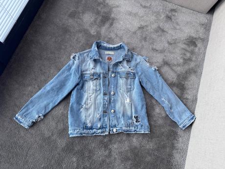 Rifľová bunda zara 140 looney tunes, zara,140